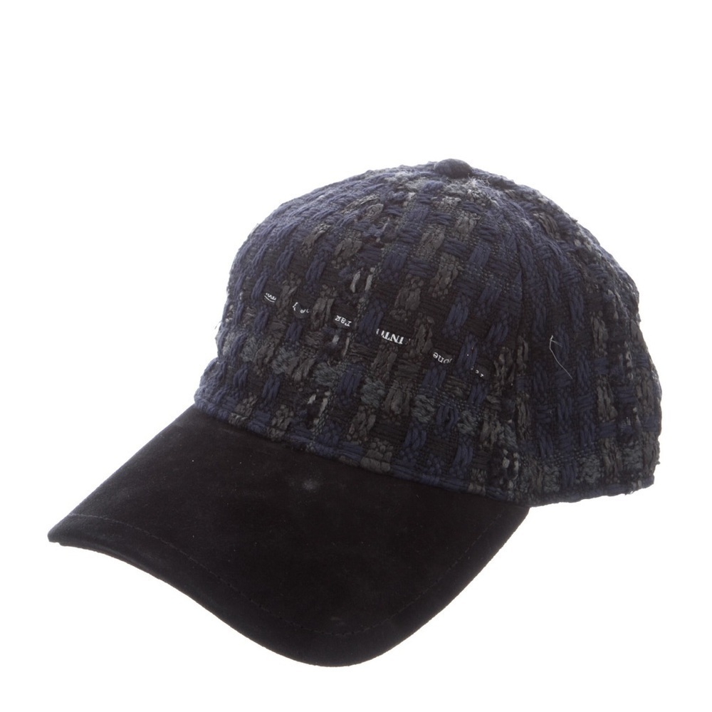 Rag & Bone sued black and blue tweed cap.​​​​​​​